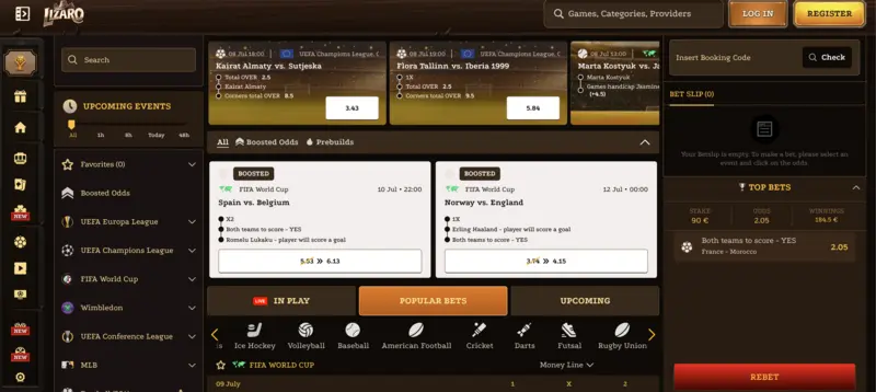 Lizaro Casino Sport